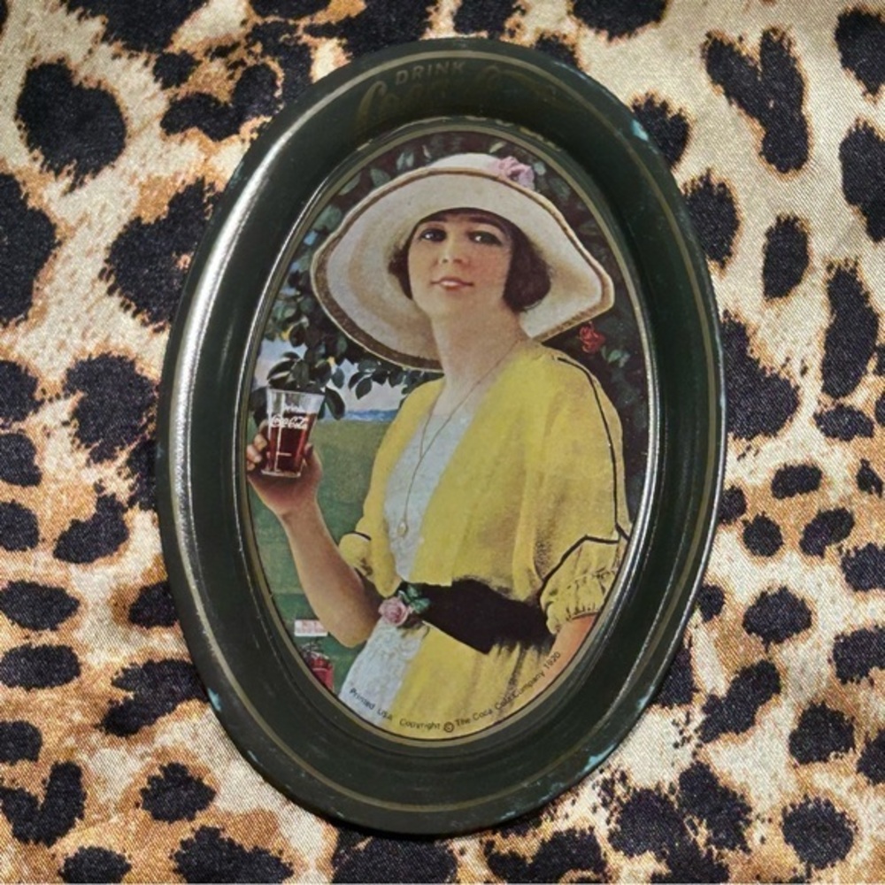 Vintage Coca-Cola Small Metal Tip Tray